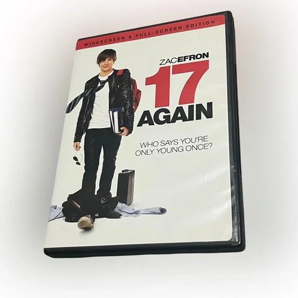 17 Again (DVD) Zac Efron Movie - White & Red Cover - Picture 1 of 5